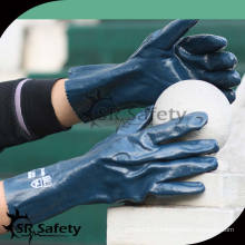 SRSAFETY 2015 BEST nitrile plus long guide de gant chimique long gants anti-eau